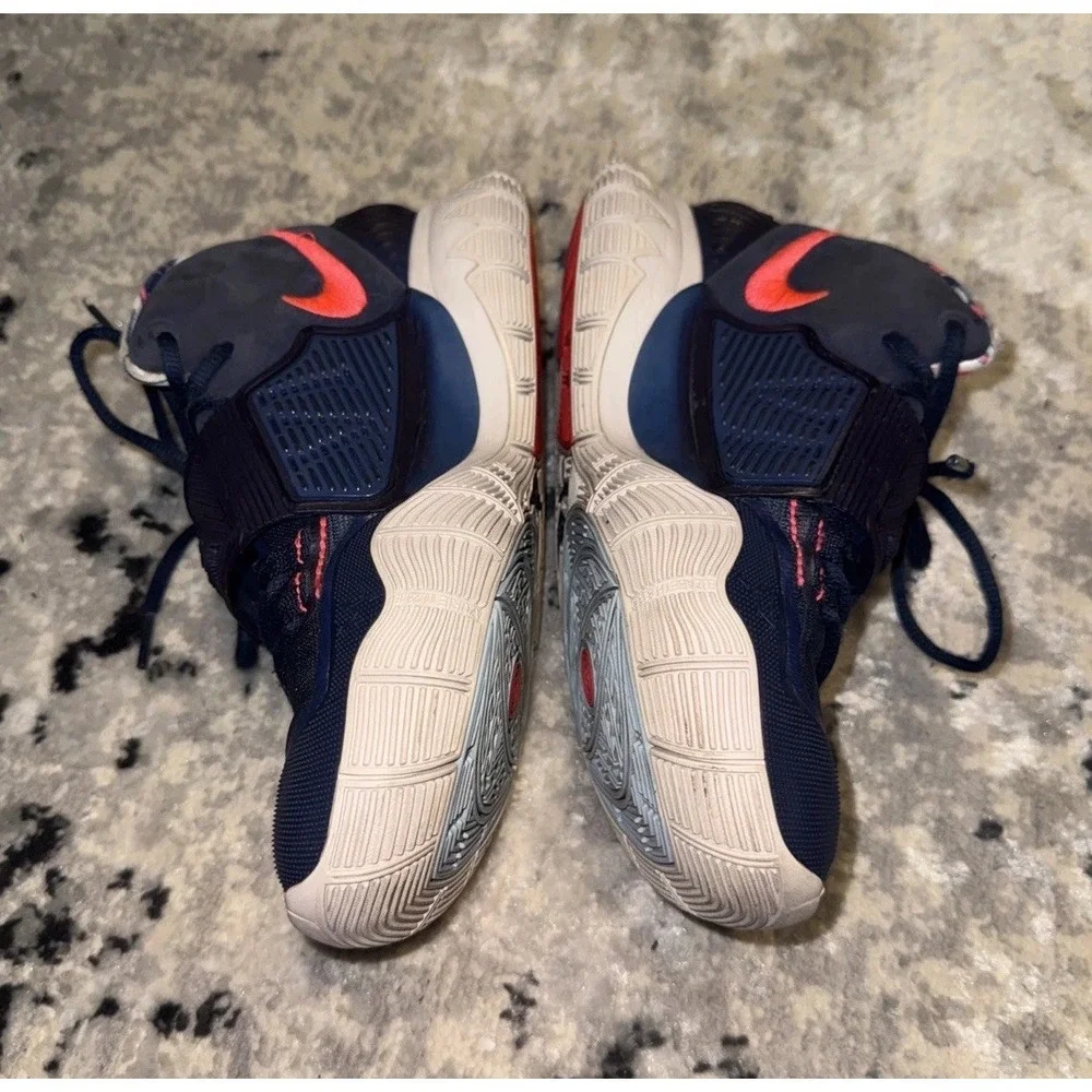 Nike Kyrie 6 Midnight Navy Laser Crimson BQ4630-402 Size 6 Big Boys Youth